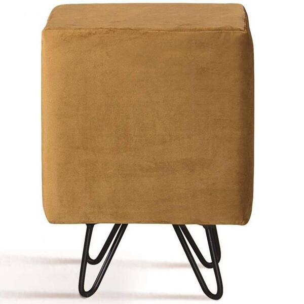 Puff Cube Caramelo Base Estrela Preta - 49870