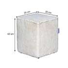 Puff Cubo Pelúcia - Stay Puff - Ovelha