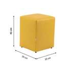 Puff Cubo Pop Amarelo