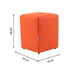 Puff Cubo Pop Laranja