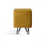 Puff Dado Daf Mobiliário Dourado