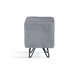 Puff Dado Daf Mobiliário Prata