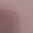 Puff Dalilla Decorativo Bouclé Premium Exclusivo Assento Para