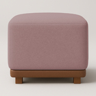 Puff Dalilla Decorativo Bouclé Premium Exclusivo Assento Para