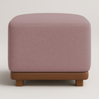 Puff Dalilla Decorativo Bouclé Premium Exclusivo Assento Para