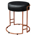 Puff Dara Corino Base Industrial Cobre - D'rossi - Preto