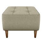 Puff Decorativa Para Sala Piva 62x52 Cm Veludo Light Milani S