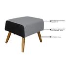 Puff Decorativo 60 Cm Viseo C-05 C-416 - Domi