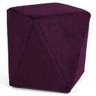 Puff Decorativo Ametista B-292 Veludo Uva Domi