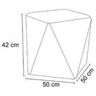 Puff Decorativo Ametista C-292 Veludo Uva - Domi
