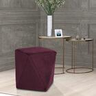 Puff Decorativo Ametista C-292 Veludo Uva - Domi