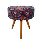 Puff Decorativo Banqueta Dóris Redondo Mandala