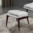 Puff Decorativo Cintia Linho Palha G38 - Gran Belo