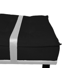 Puff Decorativo Com Cinto Branco Suede Cores - Ds Estofados -