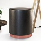 Puff Decorativo Com Cinto Interlaken Preto