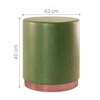 Puff Decorativo Com Cinto Interlaken Verde