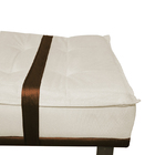 Puff Decorativo Com Cinto Marrom Suede Cores - Ds Estofados -