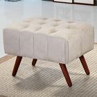 Puff Decorativo Com Pés De Madeira Triton Tcs-130 L25 - Perfan