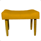 Puff Decorativo Confortável Retangular Para Sala Recepção Qua