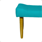 Puff Decorativo Confortável Retangular Para Sala Recepção Qua