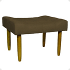 Puff Decorativo Confortável Retangular Para Sala Recepção Qua