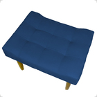 Puff Decorativo Confortável Retangular Para Sala Recepção Qua