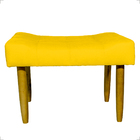 Puff Decorativo Confortável Retangular Para Sala Recepção Qua