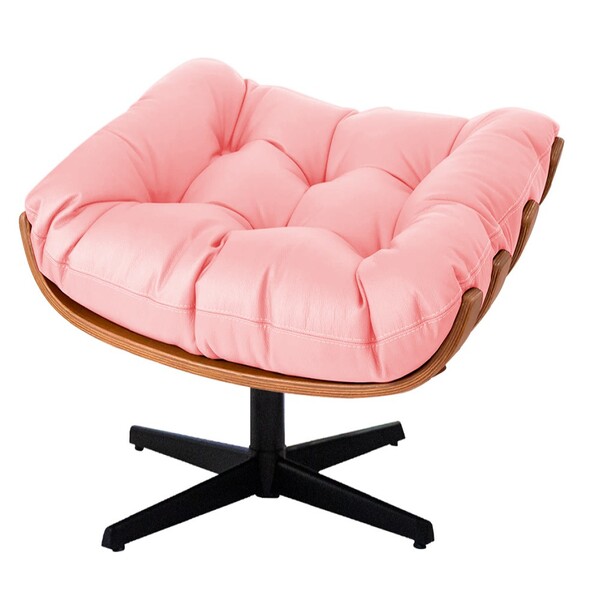 Puff Decorativo Costela Base Giratório Corano - Doce Sonho Mó