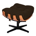 Puff Decorativo Costela Base Giratório Corano - Doce Sonho Mó