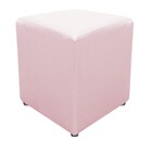 Puff Decorativo Dado Corano Rosa Bebê - Amarena Móveis