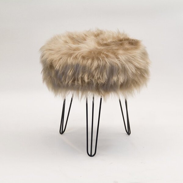 Puff Decorativo De Pelúcia Malibu