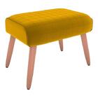 Puff Decorativo Descanso Barcelona Matrix Amarelo