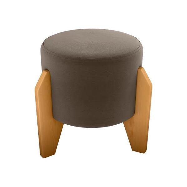 Puff Decorativo Descanso Luxo Matrix Marrom