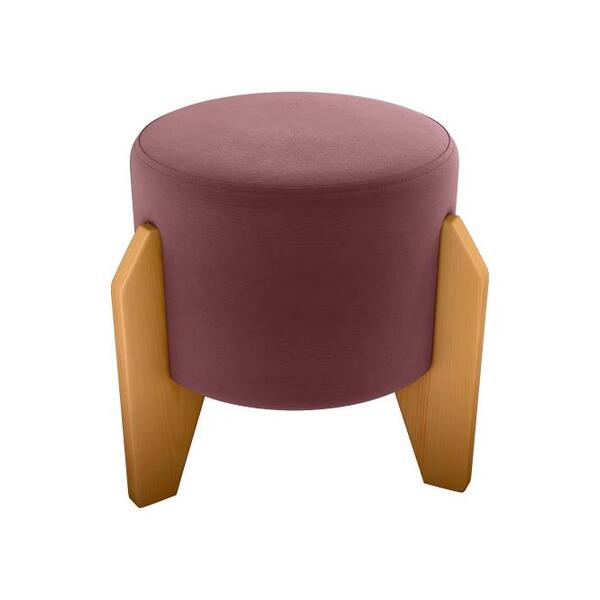 Puff Decorativo Descanso Luxo Matrix Rosê