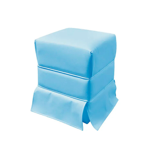 Puff Decorativo Eliza Corano Azul - Speciale Home