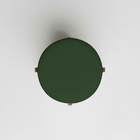 Puff Decorativo Eloah Redondo Assento Extra Para Sala Quarto