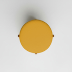 Puff Decorativo Eloah Redondo Assento Extra Para Sala Quarto