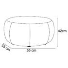 Puff Decorativo Golf 55cm A-89 Corano Oliva - Domi