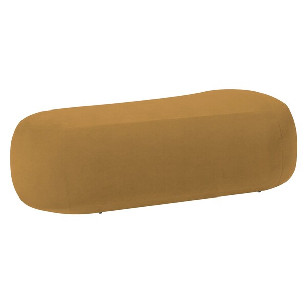 Puff Decorativo Itália 100cm Sala Escritorio Luxo Bouclé - Do