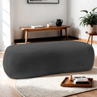 Puff Decorativo Itália 100cm Sala Escritorio Luxo Linho - Ama