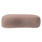 Puff Decorativo Itália 140cm Sala Escritorio Luxo Linho - Doc