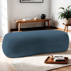 Puff Decorativo Itália 140cm Sala Escritorio Luxo Linho - Doc