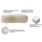 Puff Decorativo Itália 160cm Sala Escritorio Luxo Linho - Ama