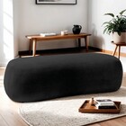 Puff Decorativo Itália 160cm Sala Escritorio Luxo Linho - Doc