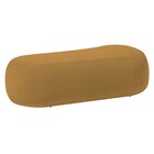 Puff Decorativo Itália 180cm Sala Escritorio Luxo Bouclé - Am