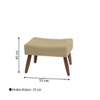 Puff Decorativo Karol Murano Móveis