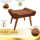 Puff Decorativo Lara Veludo - Star Confort