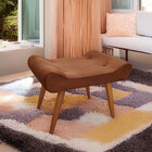 Puff Decorativo Lara Veludo - Star Confort