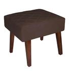 Puff Decorativo Lisa Suede Cappuccino - Dominic Decor