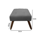 Puff Decorativo Lívia Tecido Suede Quinto Sono